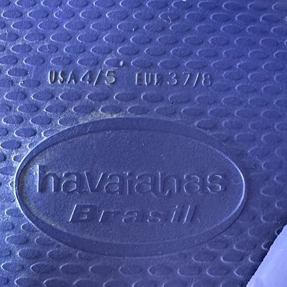 GREAT CONDITION: Purple Women's Havaianas Flip Flops - Picture 2 of 5